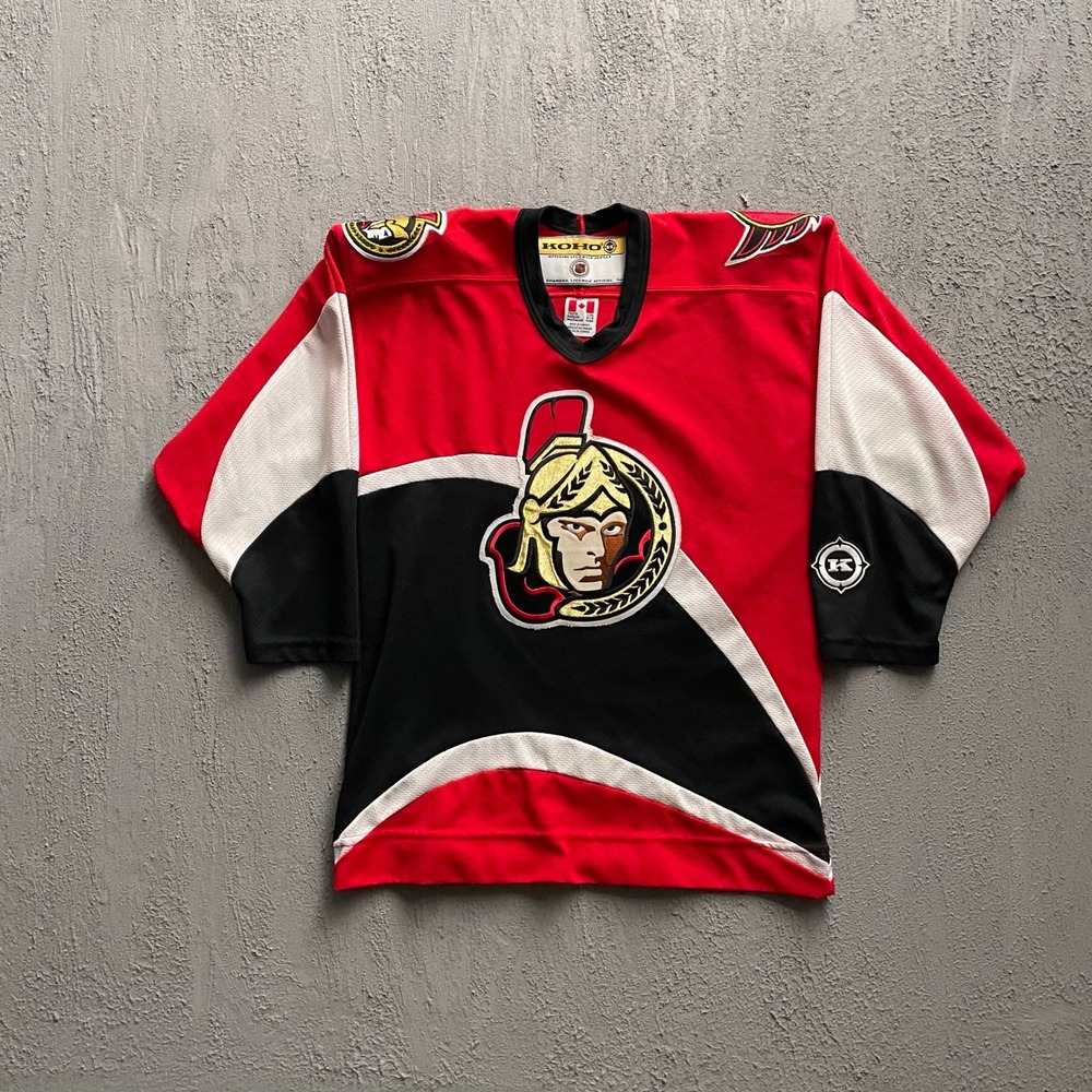 Vintage Ottawa Senators NHL Hockey Jersey Youth Large/XL Red 2000s Koho